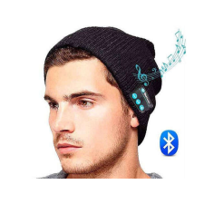 Bluetooth sapka fejhallgató, Fekete férfi sapka