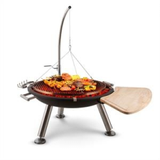 Blumfeldt Turion, akasztófás forgó grill, barbecue, sodronymeghajtás, rozsdamentes acél forgó grillező