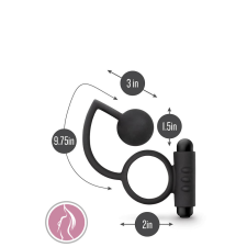 Blush ANAL ADVENTURES ANAL BALL WITH C-RING anál