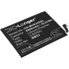 BM53 Akkumulátor 4900 mAh mobiltelefon akkumulátor