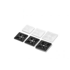 BM B0901 kötegelő talp 19x19mm öntapadós fehér villanyszerelés