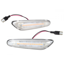 BMW 3 E90 E91 E92 E93 LED oldaljelző FEHÉR SIMA 2 db. autóalkatrész