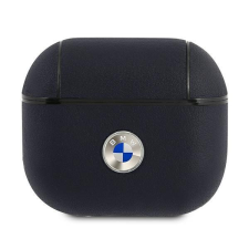 BMW BMA3SSLNA AIRPODS 3 tok tengerészkék / Kék Geniune Leather Silver Logo fülhallgató, fejhallgató tok