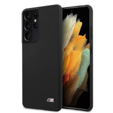 BMW BMHCS21LMSILBK S21 Ultra G998 fekete szilikon M Collection tok tok és táska