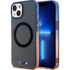 BMW BMHMP15MHTGE Gradient Bumper Magsafe Keménytok iPhone 15 Plus / 14 Plus - Szürke (BMW576) tok és táska