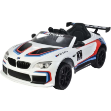 BMW BMW M6 GT3 fehér sportos akkumulátoros autó elektromos járgány