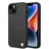 BMW Etui BMW BMHMP14MSLLBK iPhone 14 Plus 6,7" fekete kemény tok Aláírás Logó Impresszum Magsafe