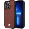 BMW Etui BMW BMHMP14X22RFGR iPhone 14 Pro Max 6,7" Burgundi Bőr Gyémántmintás Magsafe Magsafe Tok (BMW397)