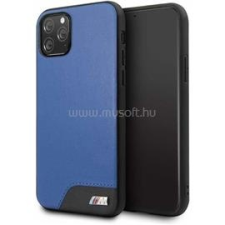 BMW iPhone 11 Pro sima kék kemény műbőrtok (BMHCN58MHOLBL) tok és táska