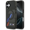BMW M IML fém gombok tricolor Lines MagSafe tok iPhone 17 fekete