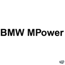  BMW matrica Mpower felirat matrica