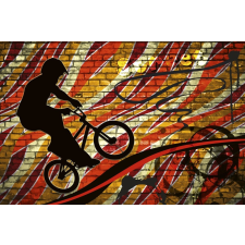 BMX-es, poszter tapéta 375*250 cm tapéta, díszléc és más dekoráció