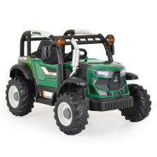 BO HARVEST traktor, elektromos, 2motoros ZÖLD elektromos járgány