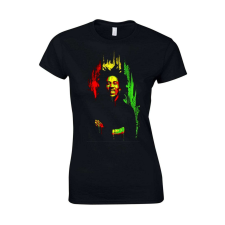  Bob Marley női póló - egyedi mintás, 12 szín, S-2XL női póló