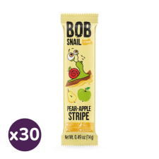 Bob Snail körte-alma gyümölcsszelet (30x14 g) bébiétel