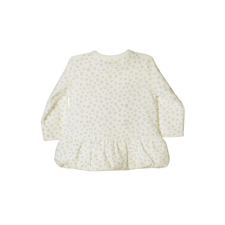 boboli fehér, bársonyos baba ruha – 56 lányka ruha