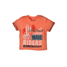 boboli fiú Póló - Csíkos és feliratos #narancssárga gyerek póló