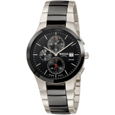 Boccia 3748-01 men`s watch chronograph ceramic titanium 39mm 5ATM, karóra