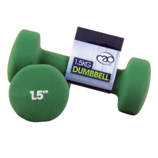 Bodhi Kézisúlyzó párban - 2x1,5kg - zöld - Fitness Mad jóga felszerelés