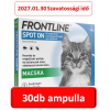 Boehringer Ingelheim 10 doboz : Frontline Spot-on 3db ampulla macskák részére ( Ez nem a combo , hanem az alap tipus)