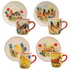 BögeManufaktúra családi szett háziállatos bögrék, csészék