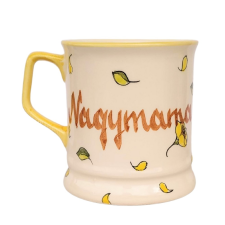 BögeManufaktúra Feliratos neves Tavaszi madárkás bögre bögrék, csészék