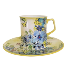 BögeManufaktúra Kékek bögre és reggeliző tányér bögrék, csészék