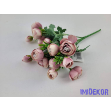  Boglárka 5 ágú selyem csokor 27 cm - Mályvás Krém dekorációs kellék