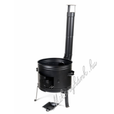 Bográcsház + könyök + kémény 31cm (1mm) kerti sütés és főzés