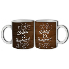  Bögre 300ml, Boldog szülinapot 20. New B483 bögrék, csészék