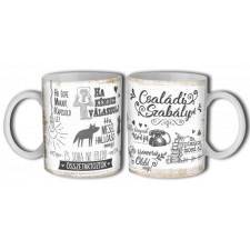  Bögre 300ml, Családi szabályok B763 bögrék, csészék