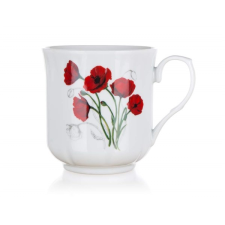  Bögre 5,6 dl Pipacsos porcelán bögrék, csészék