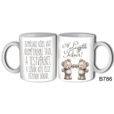  Bögre, A legjobb testvér, macik ajándéktárgy