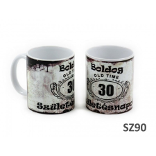  Bögre Boldog 30. Születésnapot Old Time 3dl SZ90 - Szülinapos bögre bögrék, csészék