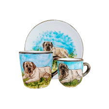 Bögre Manufaktúra Angol masztiff reggeliző készlet bögrék, csészék