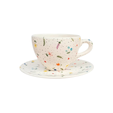 Bögre Manufaktúra Apró virágos  kis jumbó bögre reggeliző tányérral bögrék, csészék