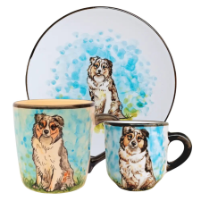 Bögre Manufaktúra Ausztrál juhász reggeliző készlet bögrék, csészék