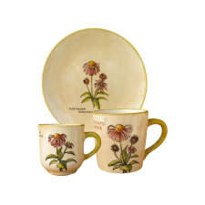 Bögre Manufaktúra Bíbor Kasvirág Reggeliző Szett bögrék, csészék