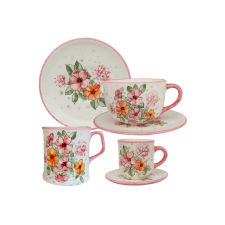 Bögre Manufaktúra Csipkerózsa vadvirág reggeliző nagy szett bögrék, csészék