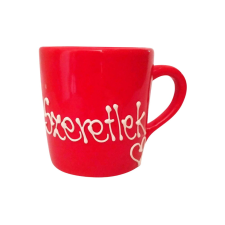 Bögre Manufaktúra Feliratos neves Szív Bögre piros bögrék, csészék