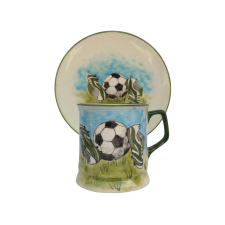 Bögre Manufaktúra Focis bögre reggeliző tányérral bögrék, csészék