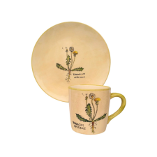 Bögre Manufaktúra Gyermekláncfű reggeliző tányér és bögre bögrék, csészék