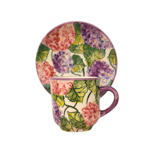 Bögre Manufaktúra Hortenzia kávés bögre és kistányér bögrék, csészék