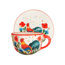 Bögre Manufaktúra Kakas  jumbó bögre reggeliző tányérral bögrék, csészék