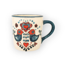 Bögre Manufaktúra Kék madárpár bögre bögrék, csészék