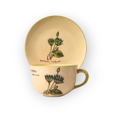 Bögre Manufaktúra Kék Tündérrózsa Reggeliző tányér és jumbo bögre bögrék, csészék