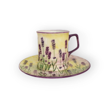 Bögre Manufaktúra Levendula bögre és reggeliző tányér bögrék, csészék