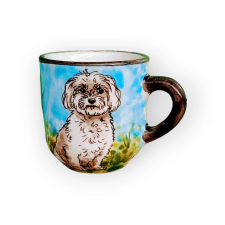 Bögre Manufaktúra Máltai selyem rövidszőrű kávés bögre bögrék, csészék