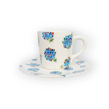 Bögre Manufaktúra Nefelejcs bögre és reggeliző tányér bögrék, csészék