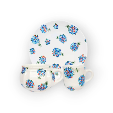 Bögre Manufaktúra Nefelejcs reggeliző készlet csuporral bögrék, csészék